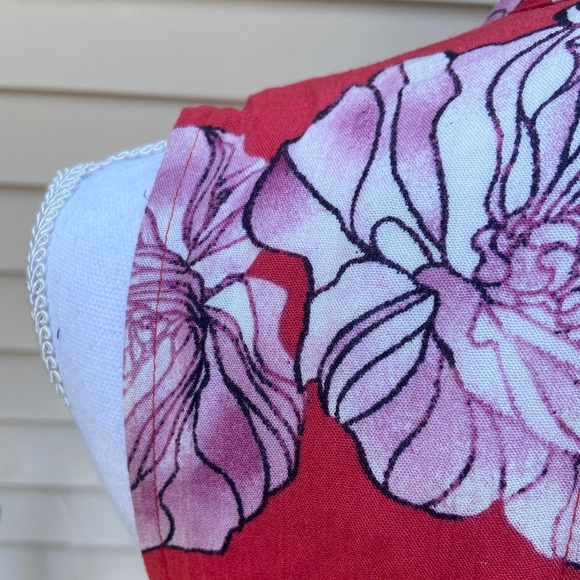 sleeveless floral dress cutout flowy summer spring Easter style forever 21 small - Picture 11 of 16